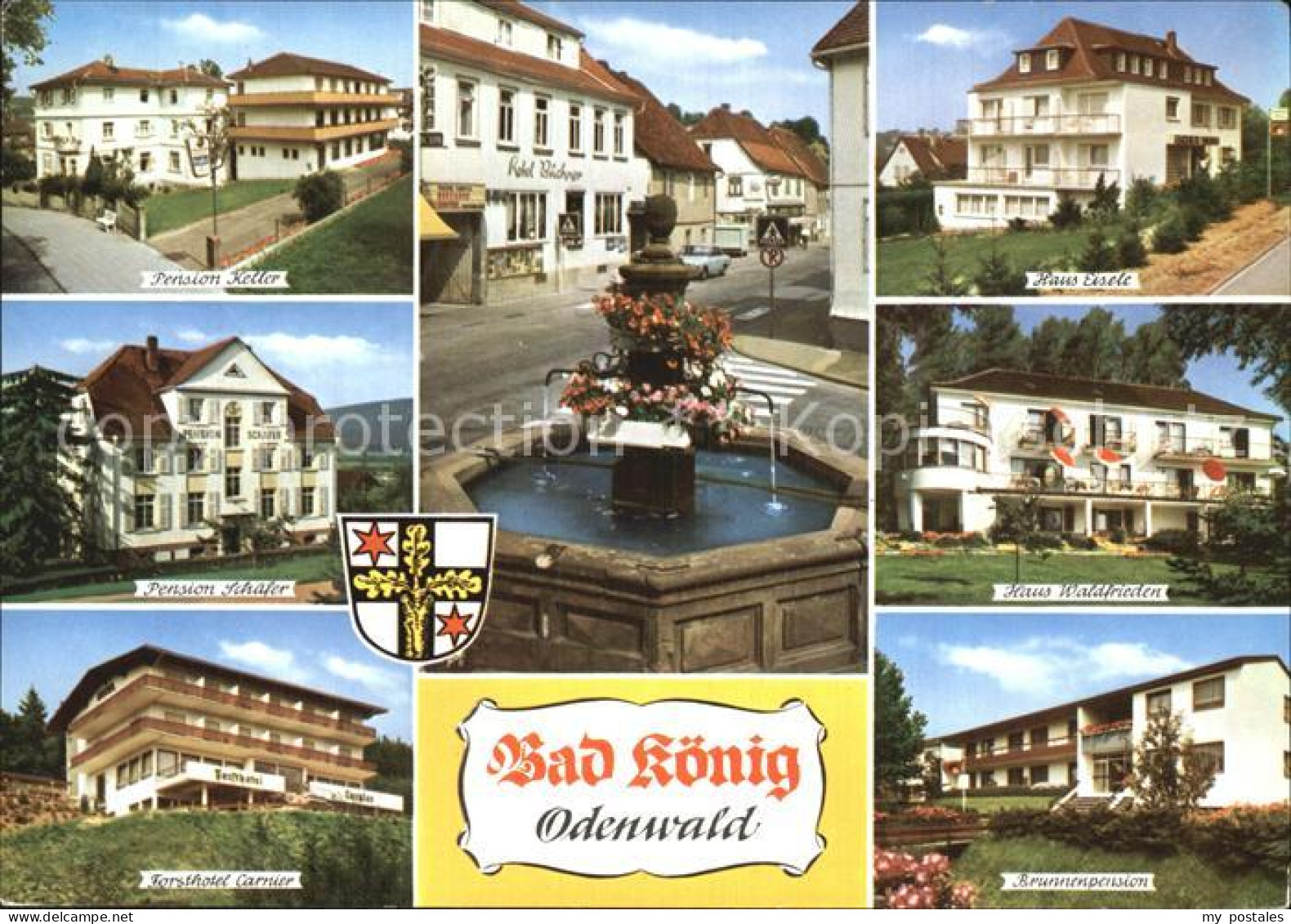 72532698 Bad Koenig Odenwald Pension Keller Brunnen Haus Eisele Pension Schaefer - Bad Koenig