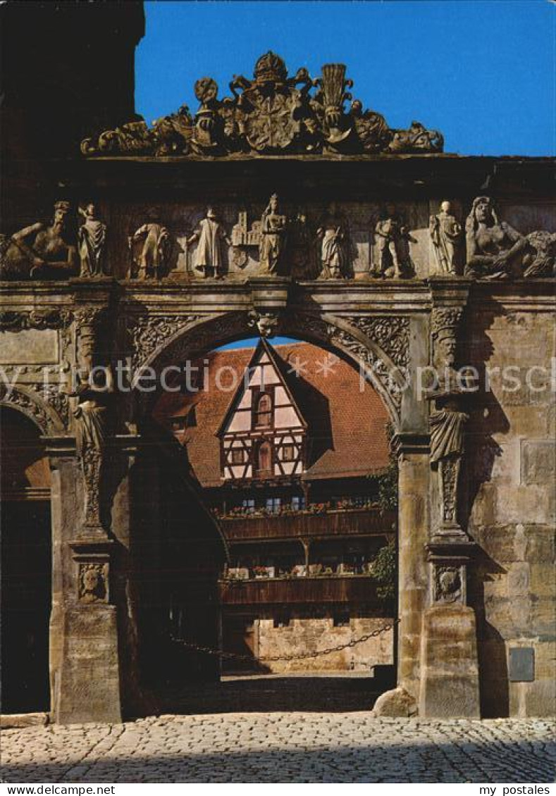 72532680 Bamberg Alte Hofhaltung Das Reiche Tor Bamberg - Bamberg
