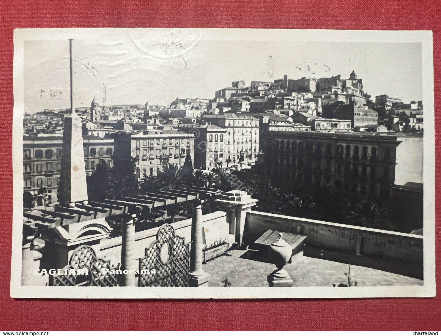 Cartolina - Cagliari - Panorama - 1929 - Cagliari