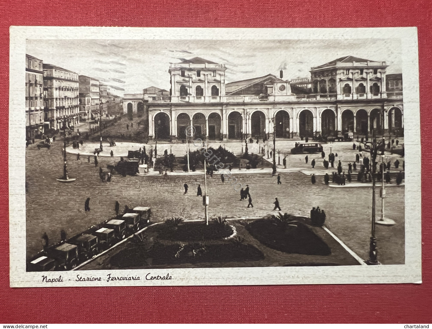 Cartolina - Napoli - Stazione Ferroviaria Centrale - 1941 - Napoli (Naples)
