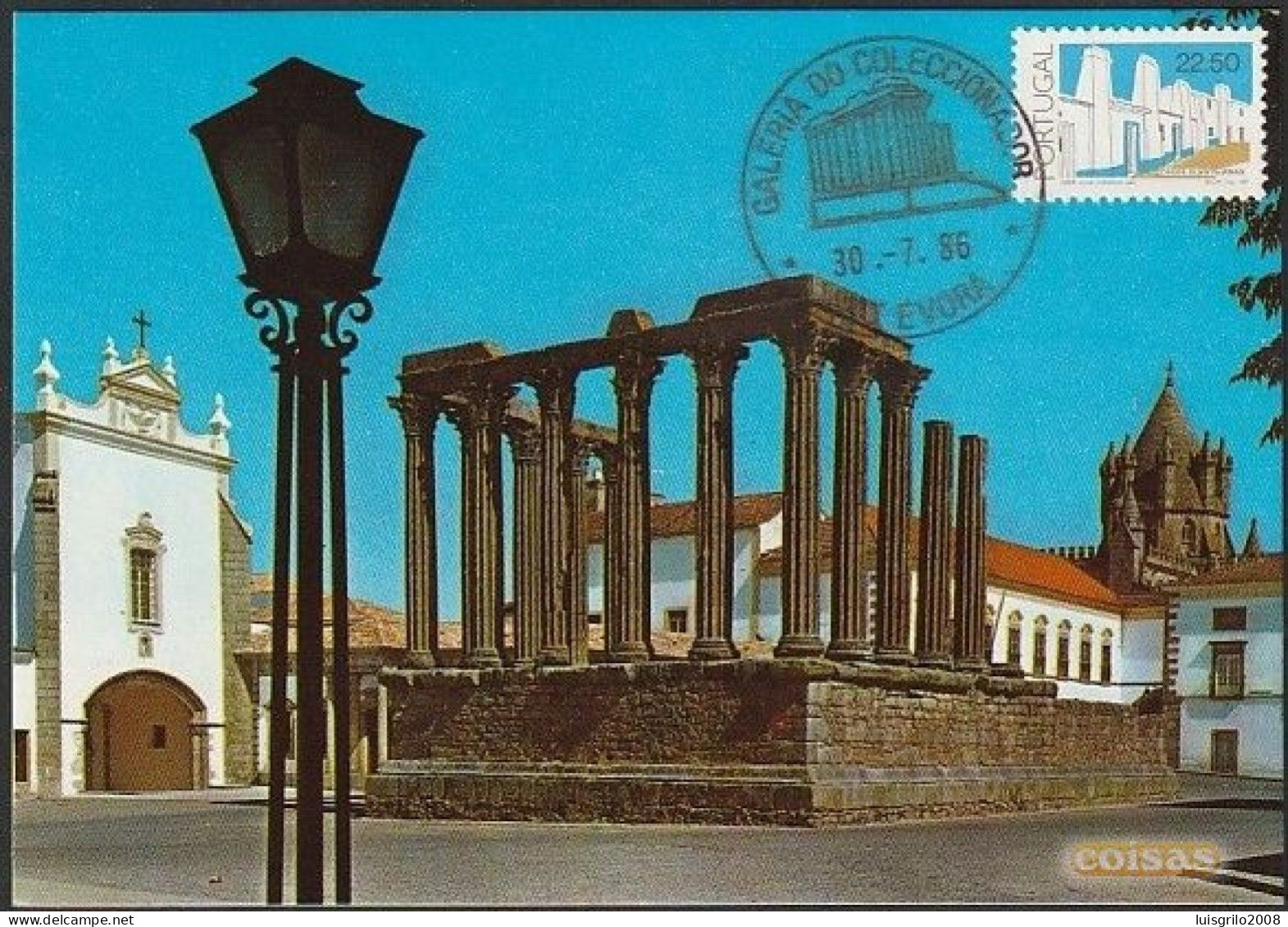 Évora - Templo De Diana -|- Postal Máximo / Maximum Card - Evora