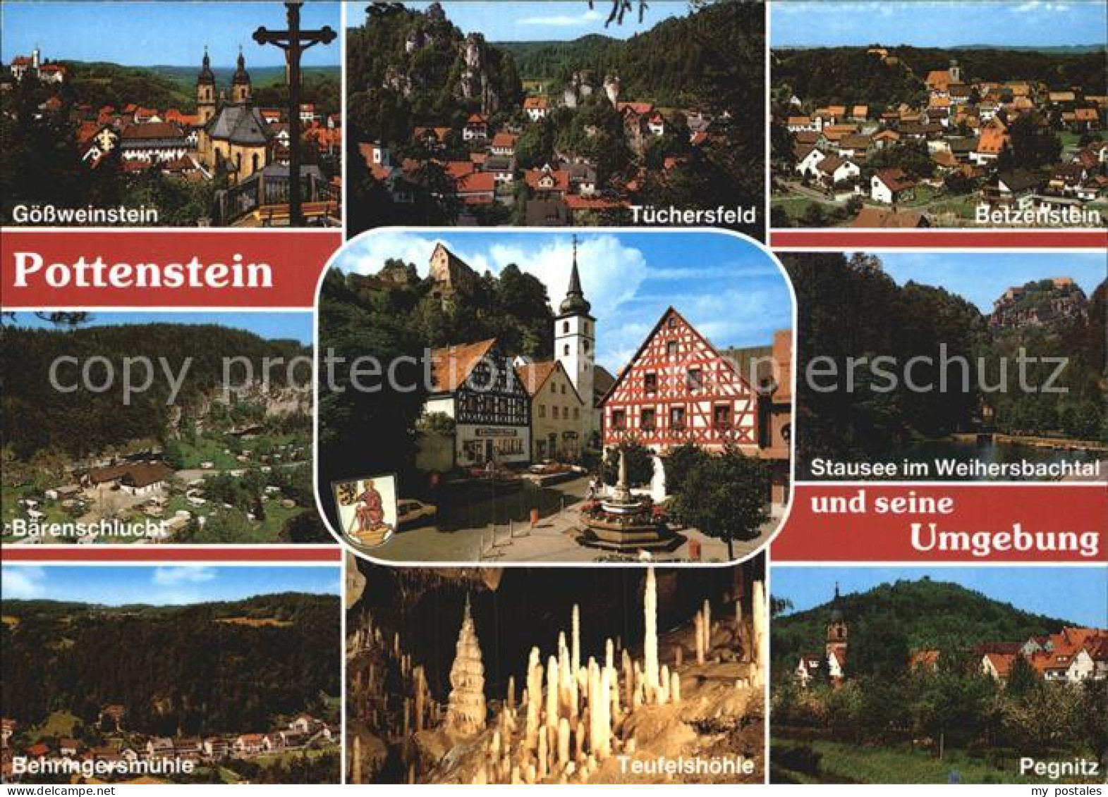 72532635 Pottenstein Oberfranken Goessweinstein Tuechersfeld Betzenstein Baerens - Pottenstein