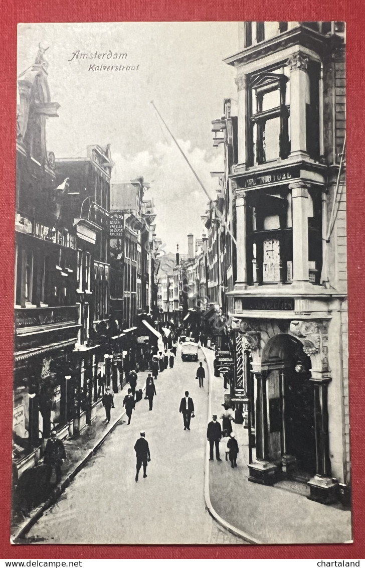 Cartolina - Amsterdam - Kalverstraat - 1925 Ca. - Zonder Classificatie