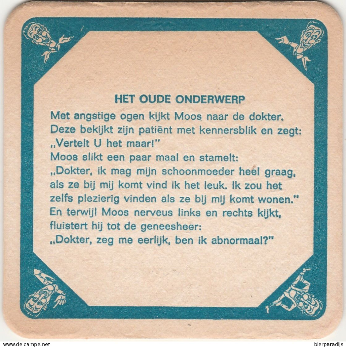 Moos Viltje Sous Bock Coaster - Bierdeckel