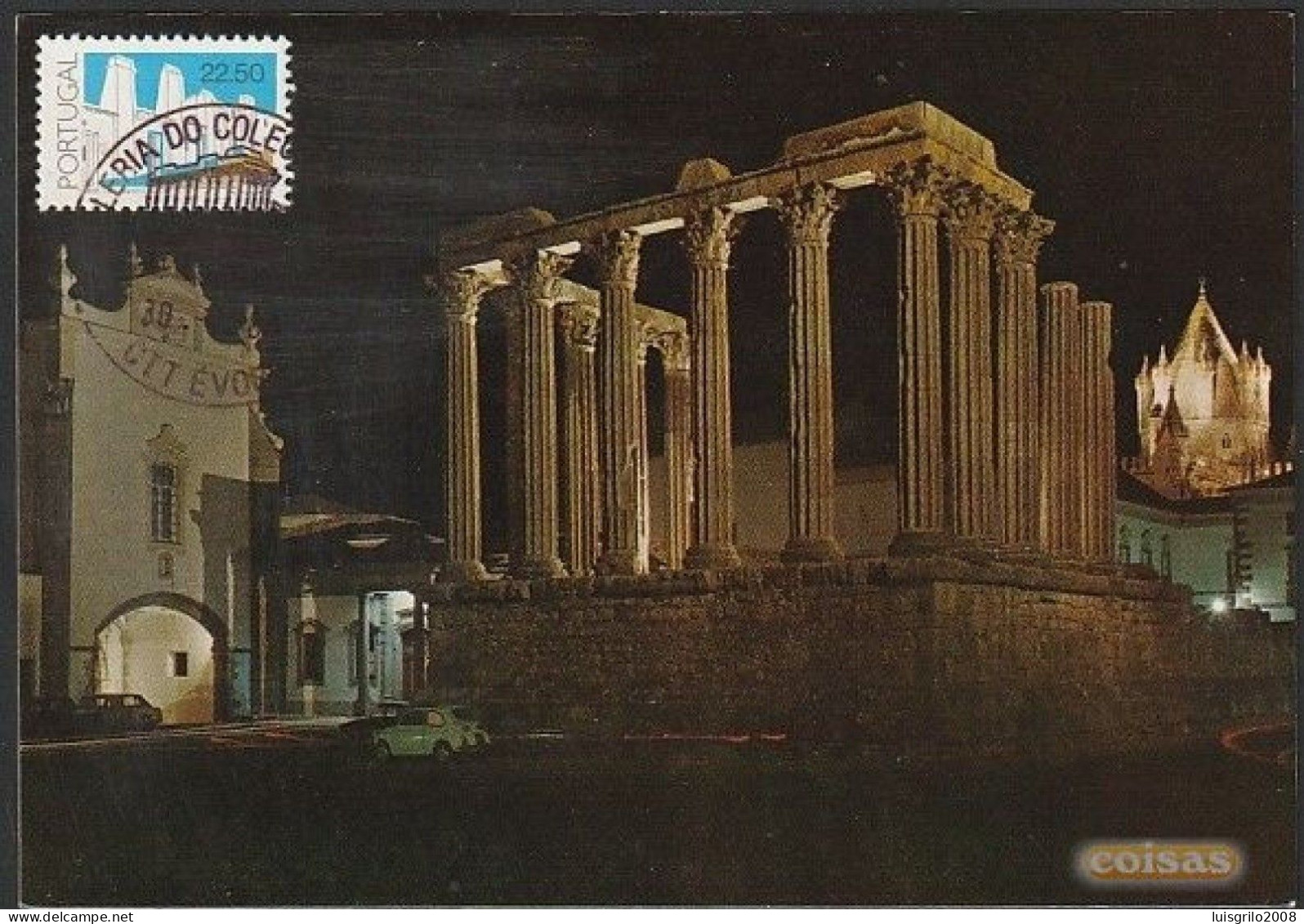 Évora - Templo De Diana -|- Postal Máximo / Maximum Card - Evora