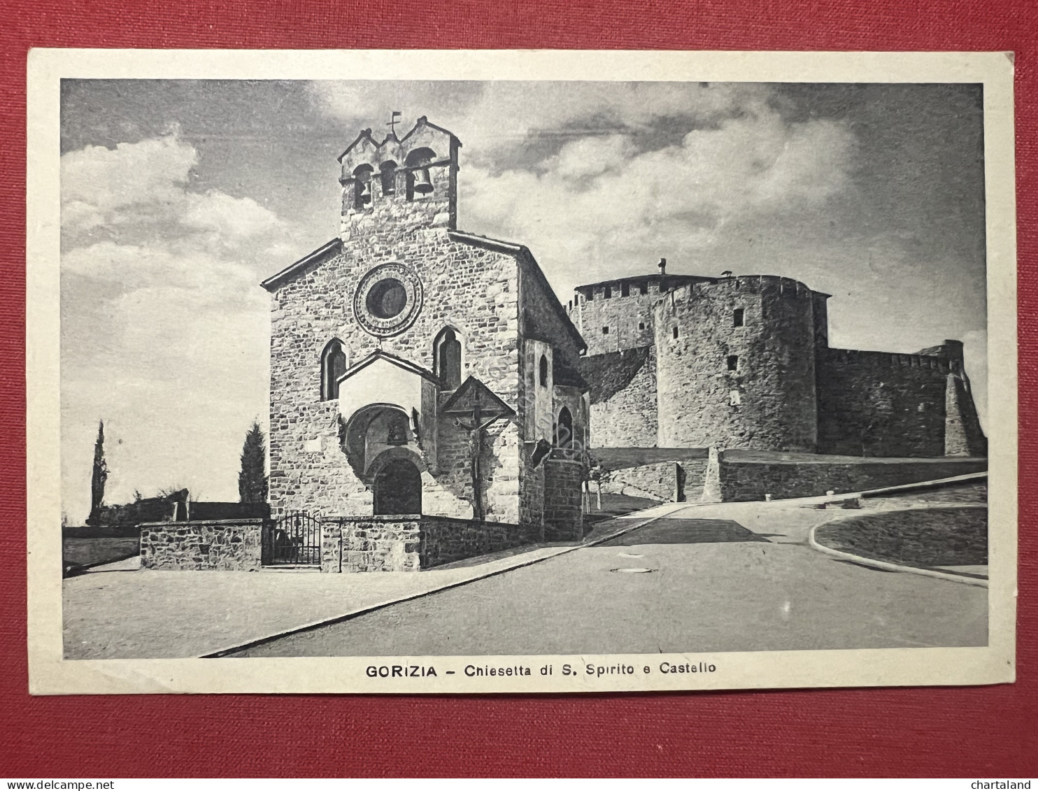 Cartolina - Gorizia - Chiesetta Di S. Spirito E Castello - 1950 - Gorizia