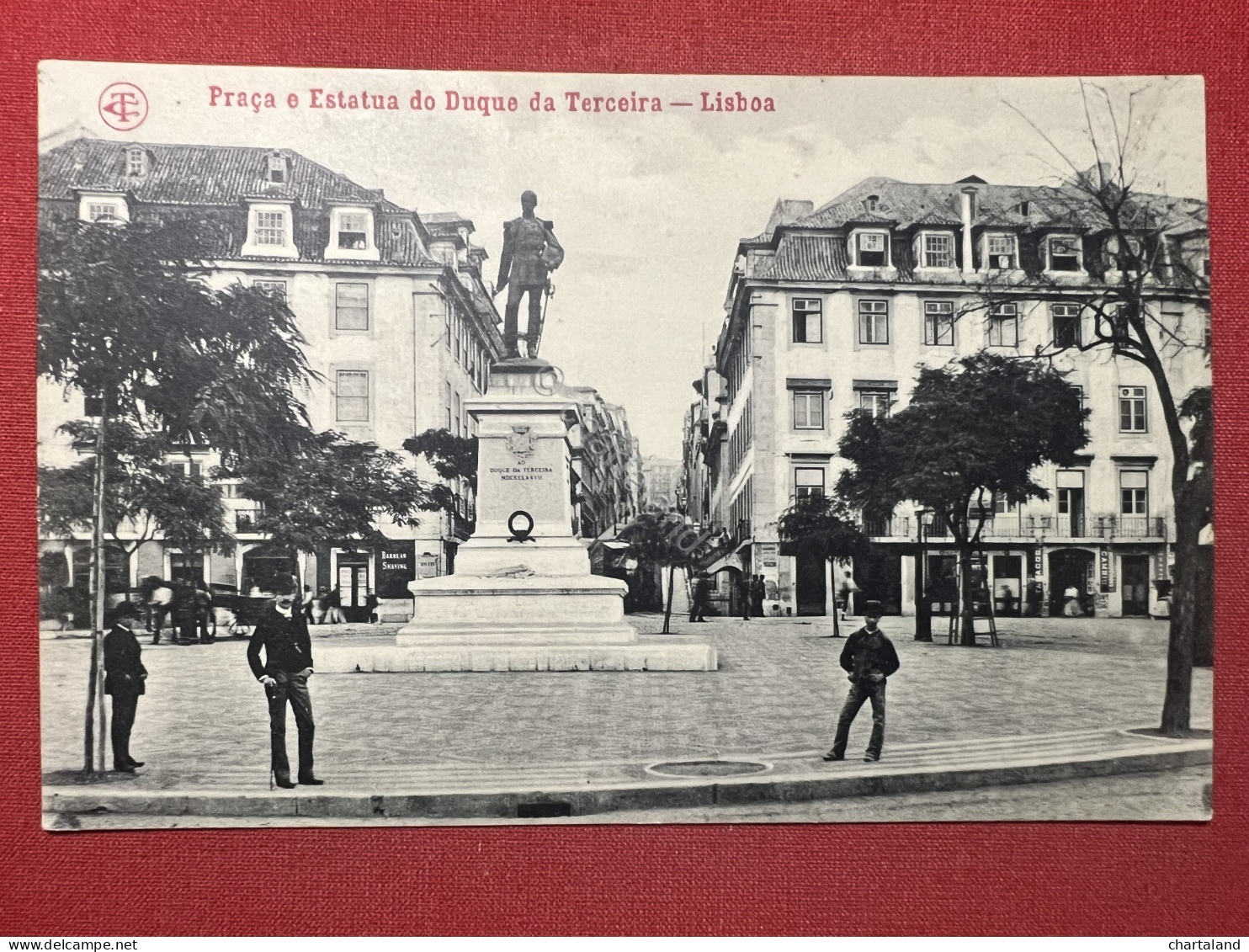 Cartolina - Praca E Estatua Do Duque Da Terceira - Lisboa - 1910 Ca. - Zonder Classificatie