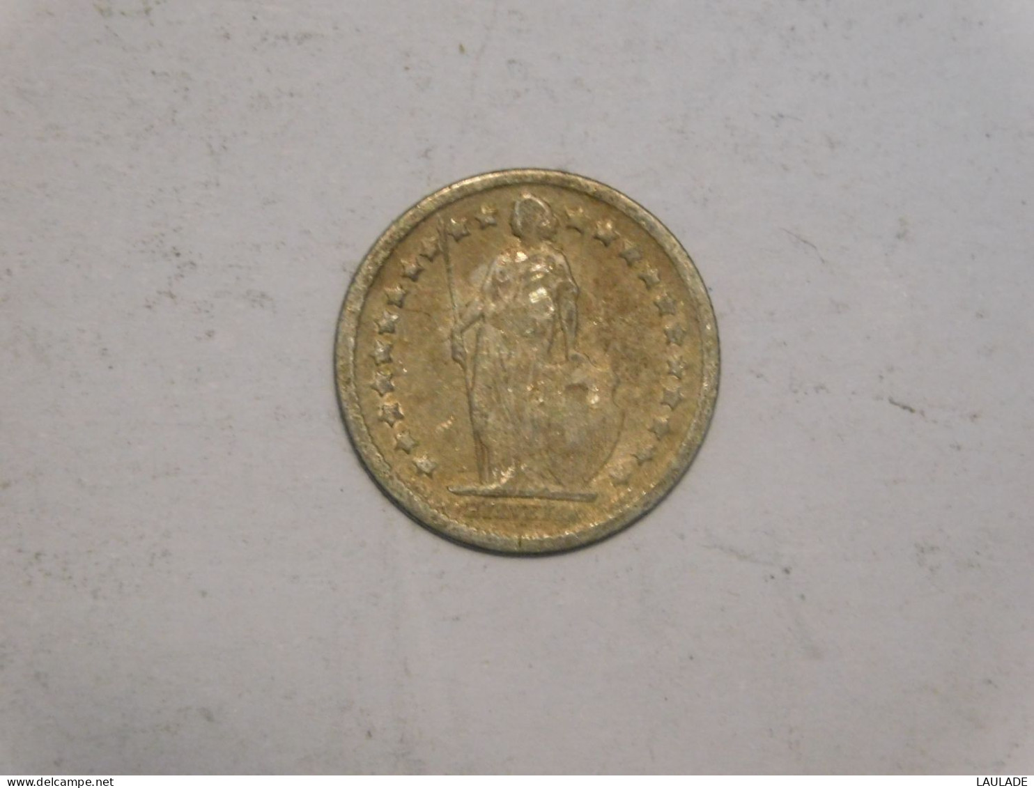 SUISSE 1/2 Franc 1877 Silver, Argent Demi - 1/2 Franc