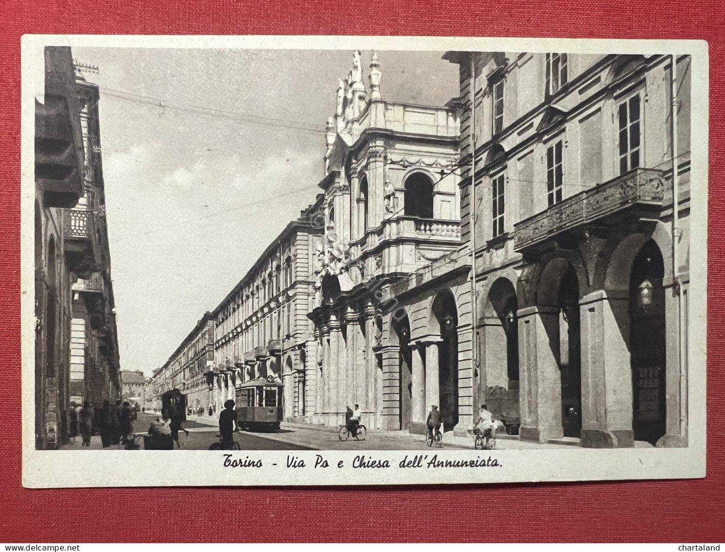 Cartolina - Torino - Via Po E Chiesa Dell'Annunziata - 1925 Ca. - Other & Unclassified