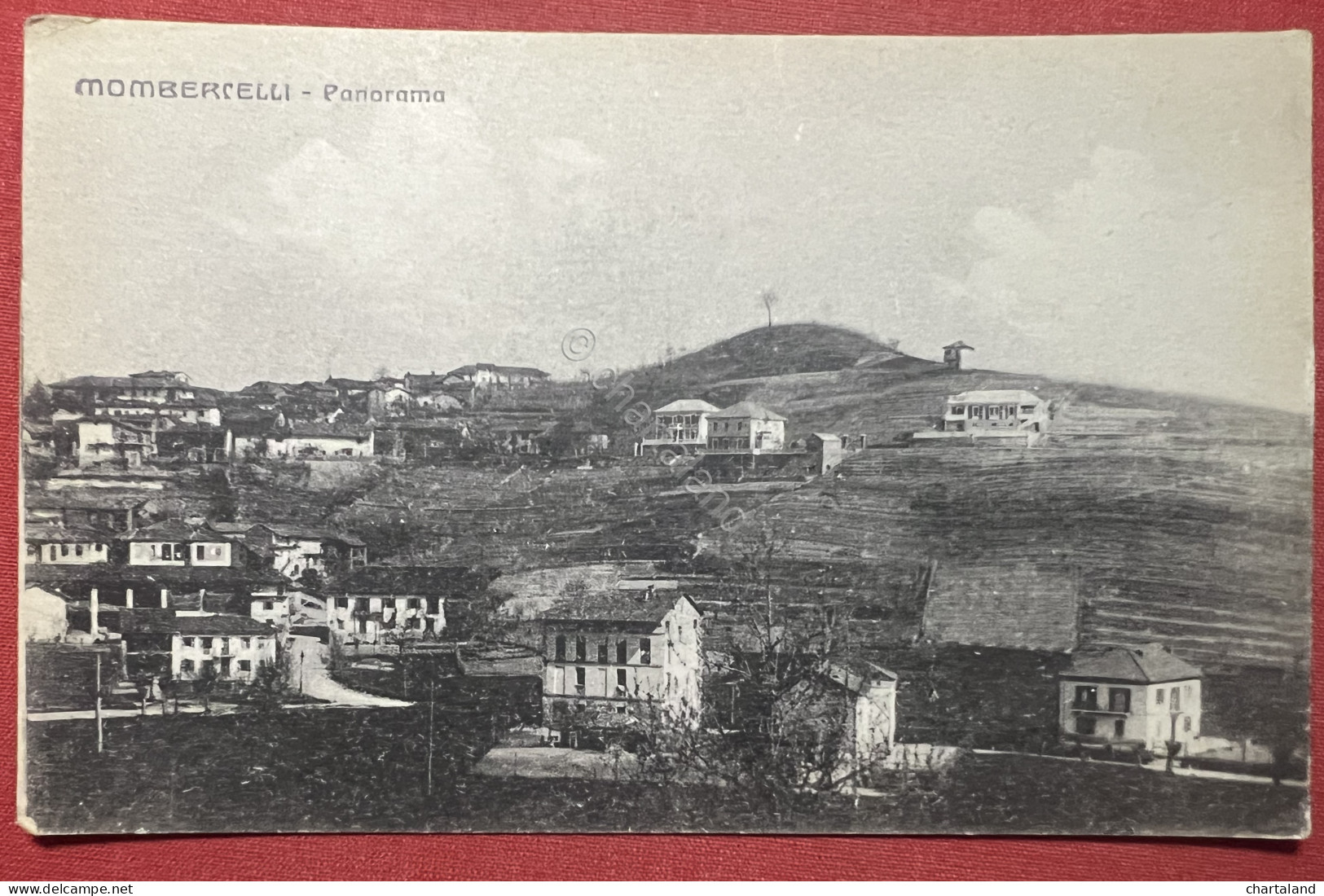Cartolina - Mombercelli ( Asti ) - Panorama - 1920 Ca. - Asti