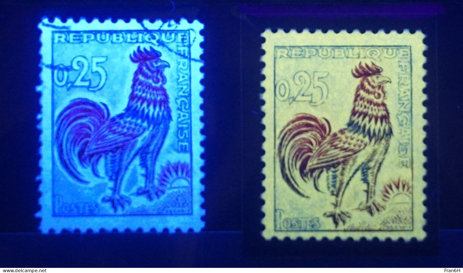 Coq Fluo N° 1331d - Neuf ** - MNH - Cote 900,00 € - Neufs