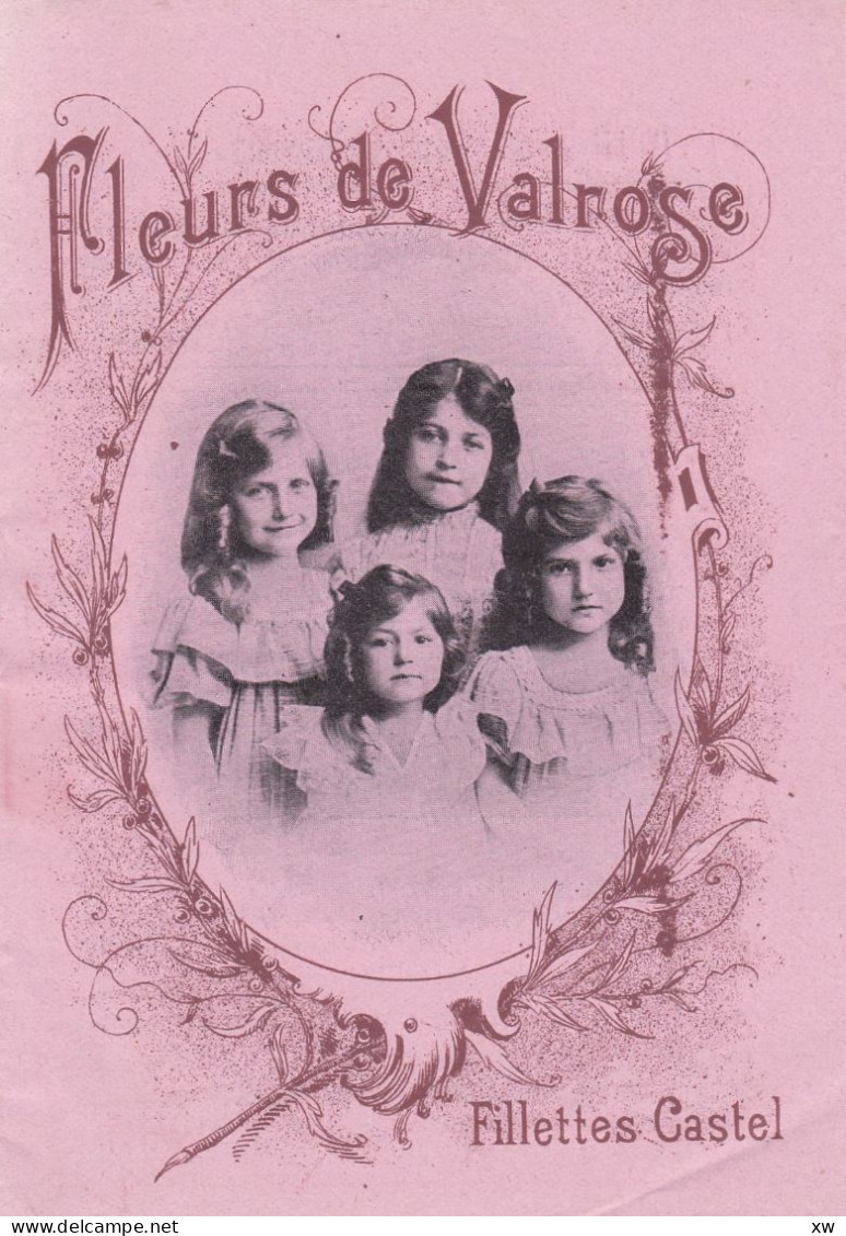 SALON-DE-PROVENCE-13- Livret Publicitaire De 12 P. 1904 "FLEURS DE VALROSE"- Fillettes Castel - Huiles D'Olive -19-05-24 - Advertising