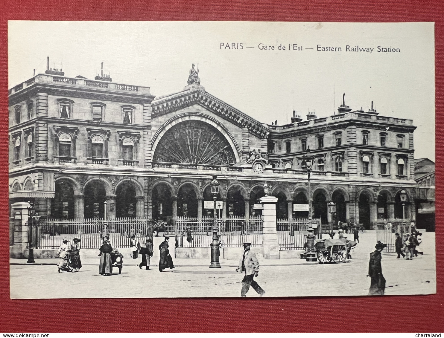 Cartolina - Paris - Gare De L'Est - Eastern Railway Station - 1900 Ca. - Zonder Classificatie