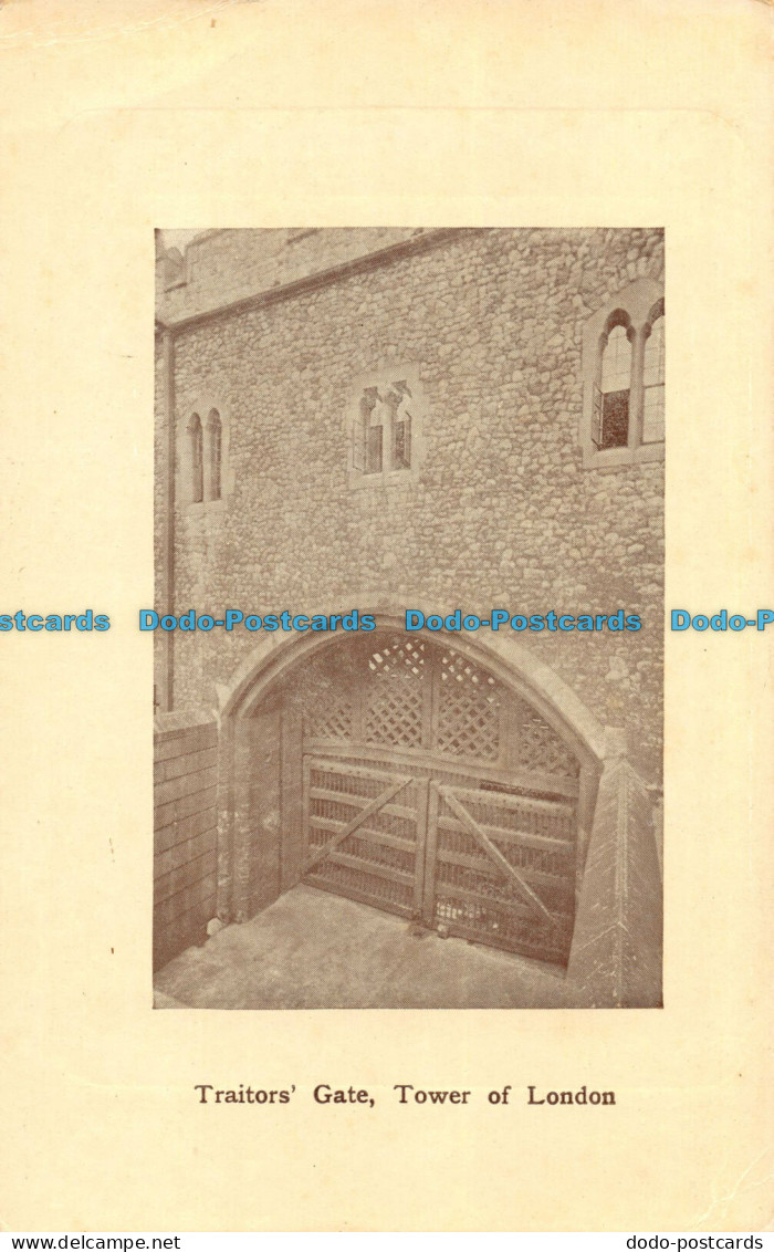 R056491 Traitors Gate. Tower Of London - Autres & Non Classés