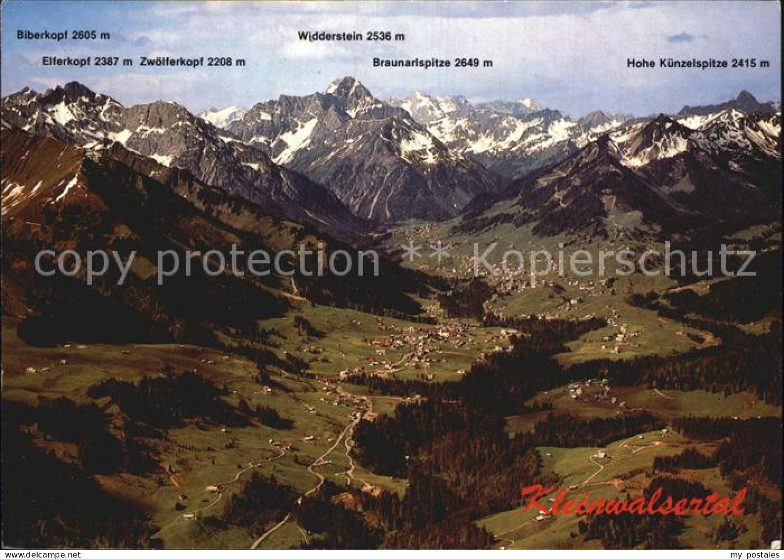 72531663 Kleinwalsertal Alpenpanorama Fliegeraufnahme Kleinwalsertal - Other & Unclassified