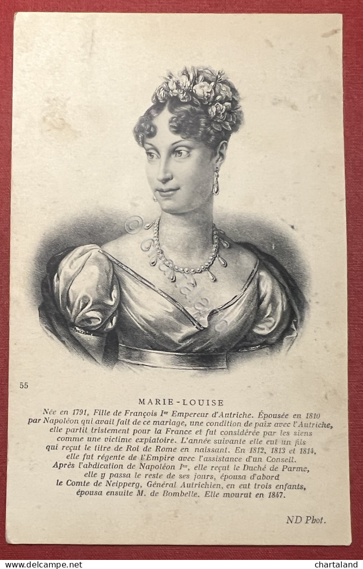 Cartolina Commemorativa - Marie Louise, Duchess Of Parma - 1909 - Zonder Classificatie