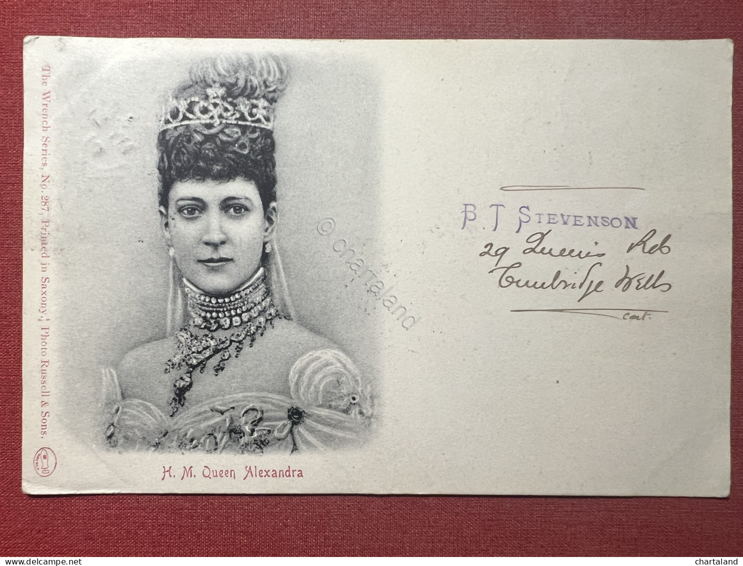 Cartolina Commemorativa - H. M. Queen Alexandra - 1901 - Non Classés
