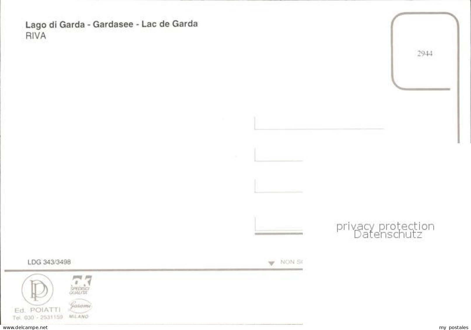 72531309 Lago Di Garda Fliegeraufnahme Firenze - Other & Unclassified