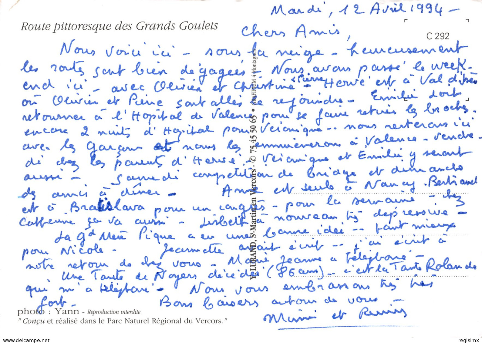 38-VERCORS LES GRANDS GOULETS-N°T2653-B/0321 - Other & Unclassified