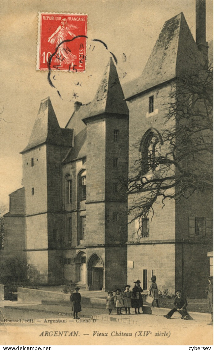 ARGENTAN - Vieux Château - Animé - Argentan