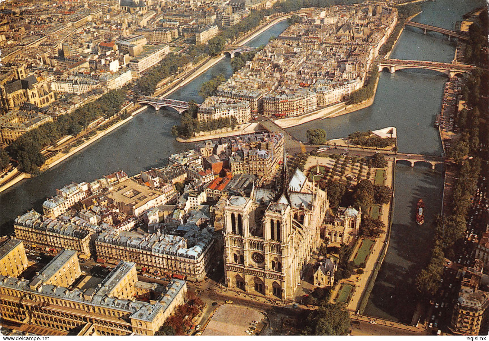 75-PARIS NOTRE DAME ET L ILE SAINT LOUIS-N°T2653-B/0263 - Notre Dame De Paris