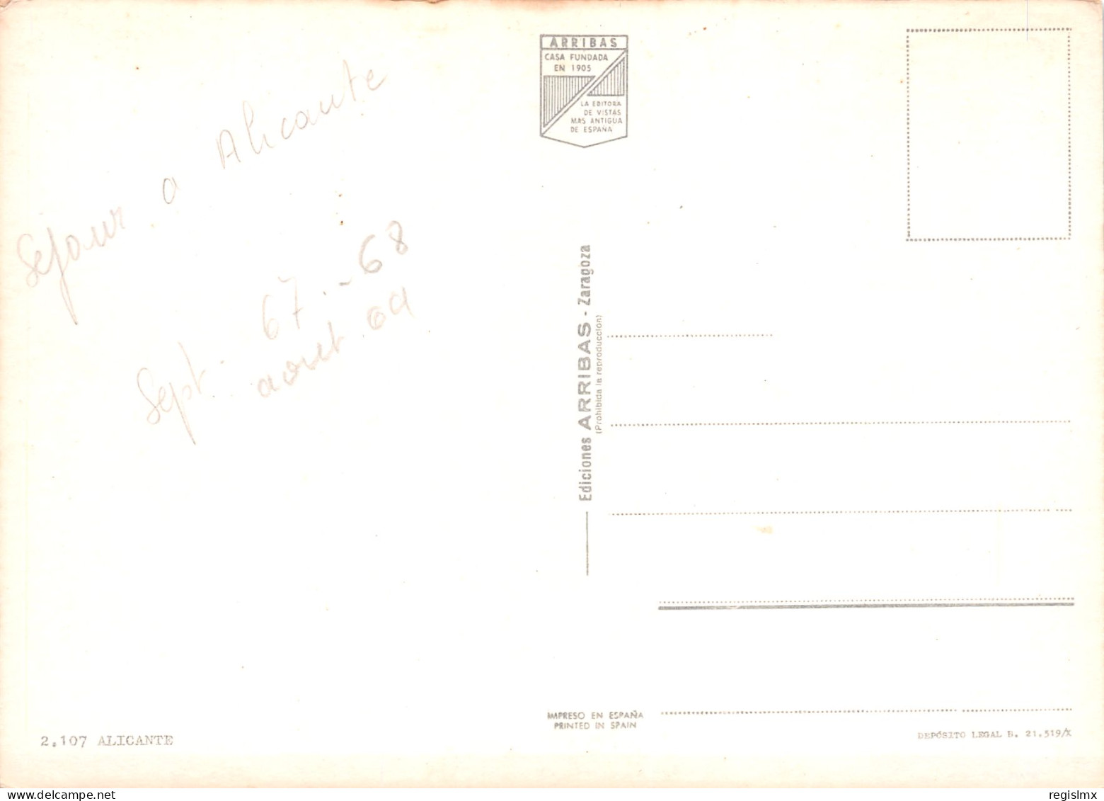ET-Portugal ALICANTE-N°T2653-B/0199 - Other & Unclassified