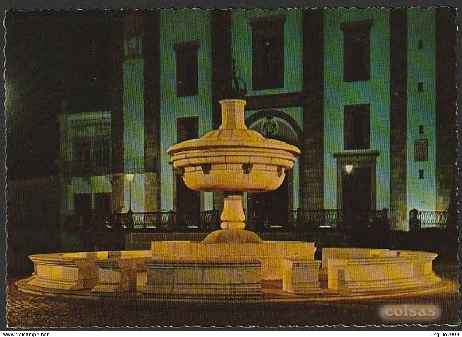 Évora - Fonte Da Praça Do Giraldo, Nocturno - Evora