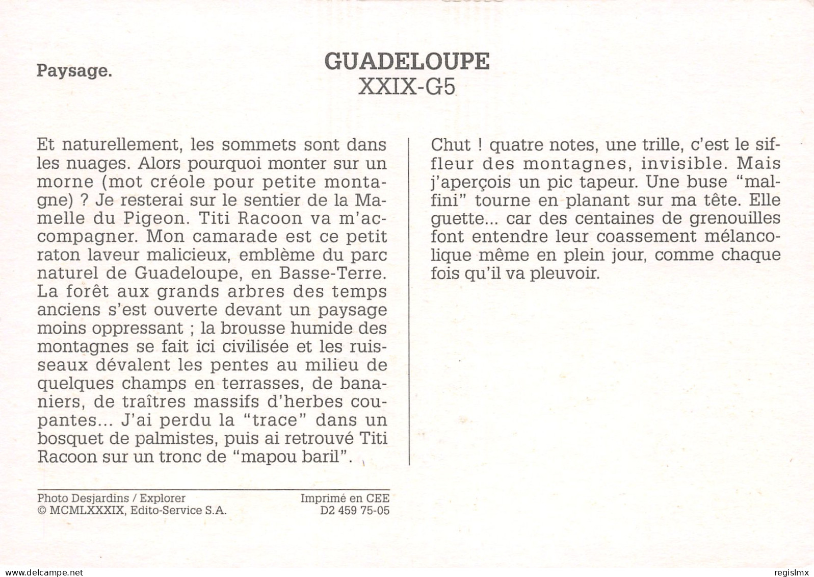 971-GUADELOUPE PAYSAGE-N°T2653-A/0339 - Other & Unclassified