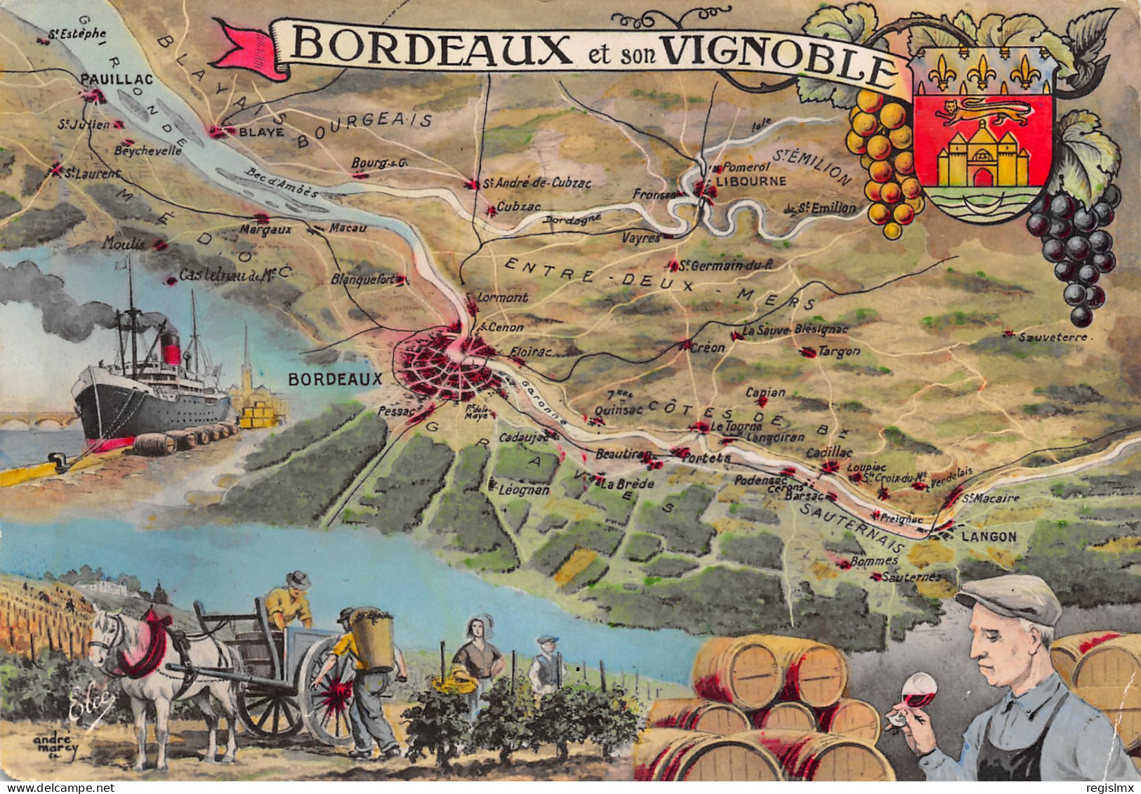 33-BORDEAUX ET SON VIGNOBLE-N°T2653-A/0295 - Bordeaux