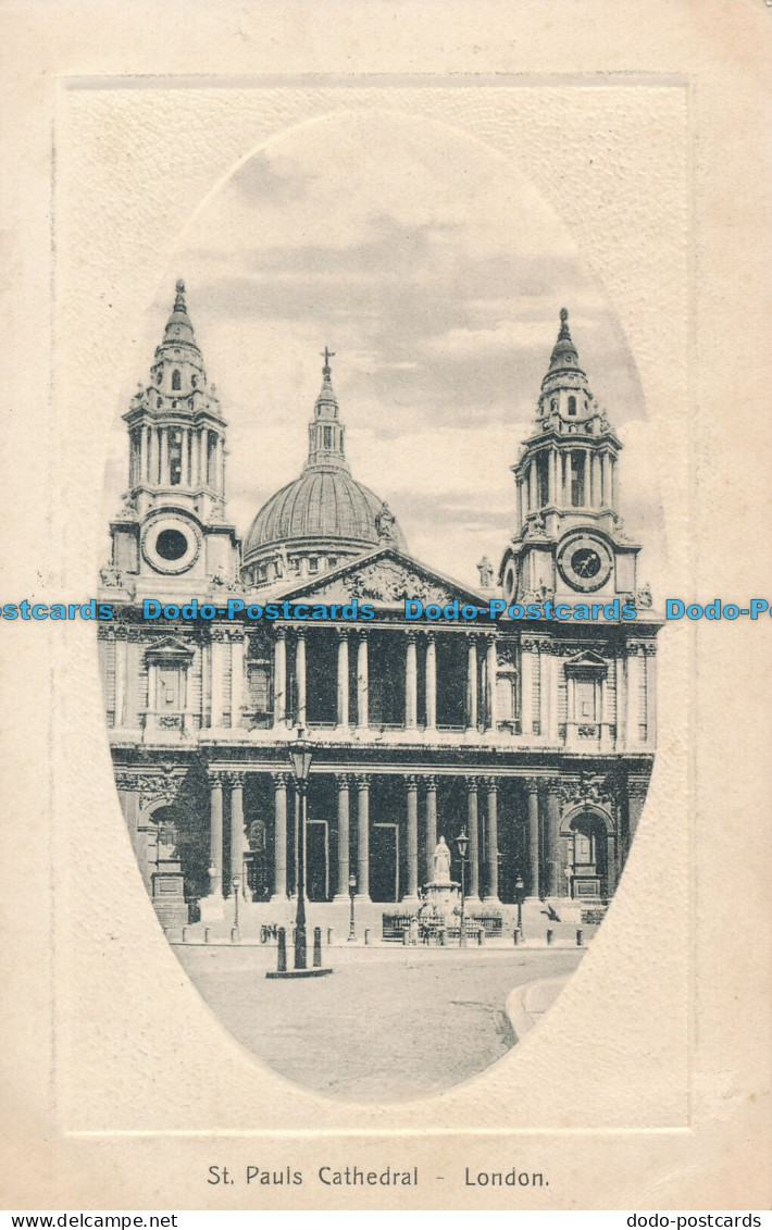 R056061 St. Pauls Cathedral. London. H. Vertigen. 1910 - Autres & Non Classés