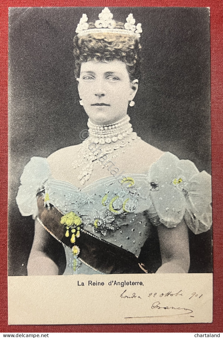 Cartolina Commemorativa - Alessandra La Regina D'Angleterre - 1901 - Non Classés