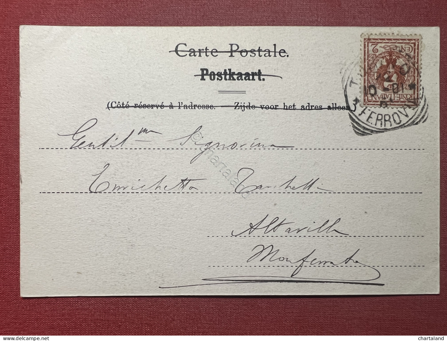 Cartolina Commemorativa - Alessandra La Regina D'Angleterre - 1901 - Zonder Classificatie