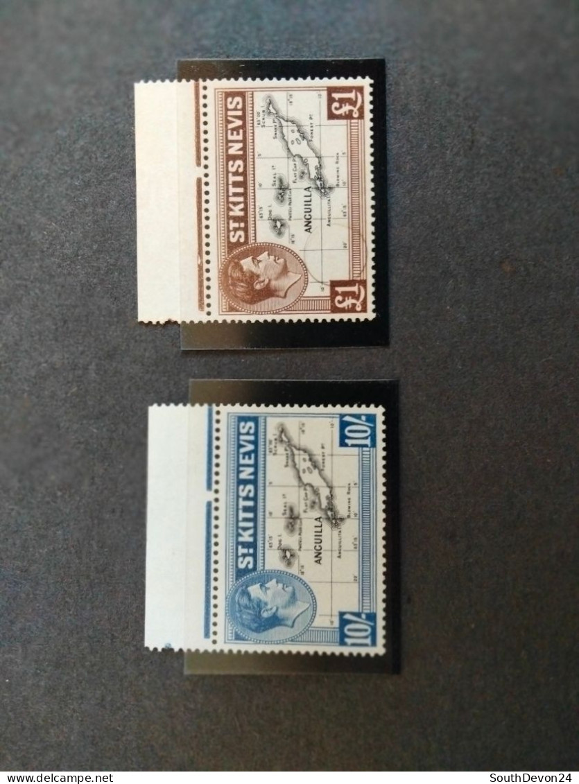 St Kitts Nevis 1948 Maps Mnh - Autres - Amérique