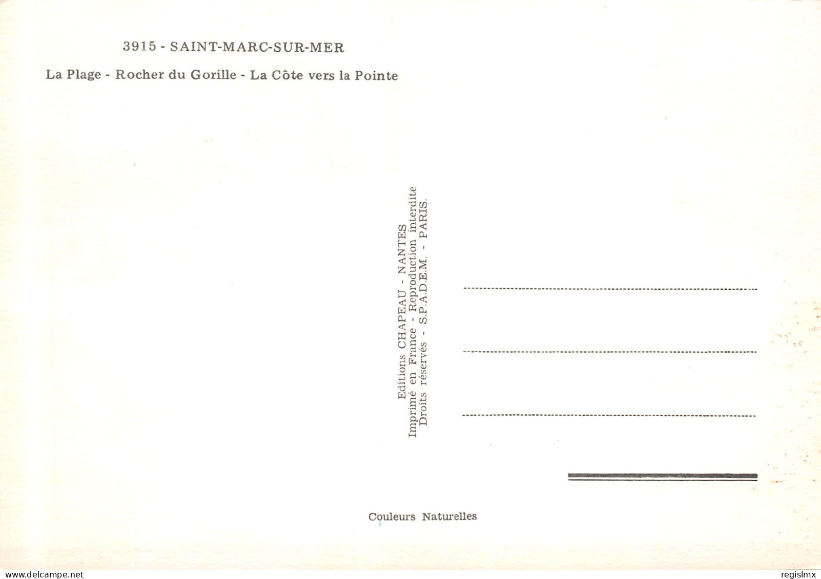 44-SAINT MARC SUR MER-N°T2654-B/0053 - Other & Unclassified