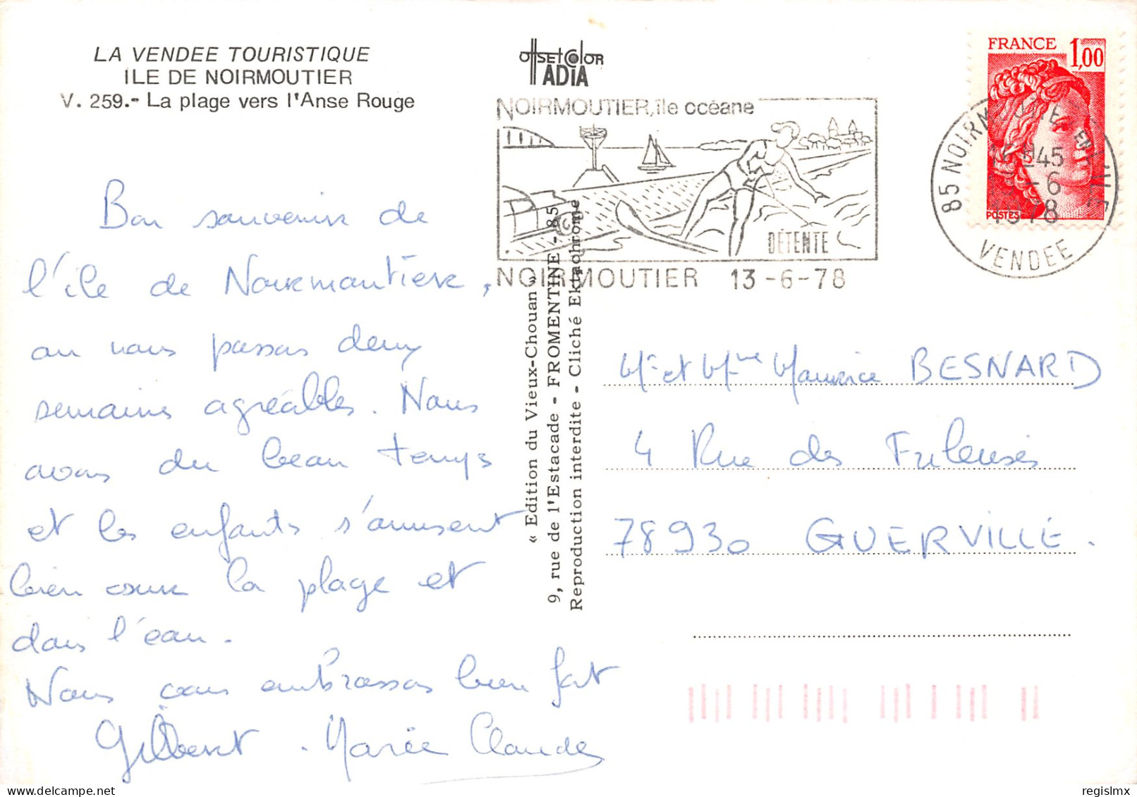 85-ILE DE NOIRMOUTIER-N°T2654-A/0387 - Ile De Noirmoutier