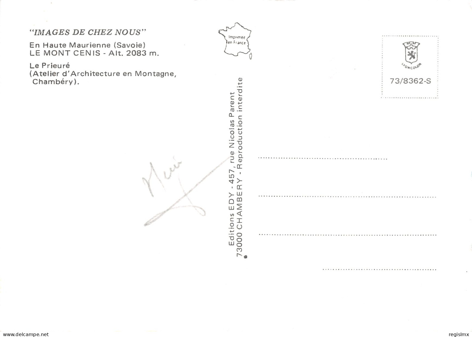 73-LE MONT CENIS-N°T2653-C/0287 - Other & Unclassified