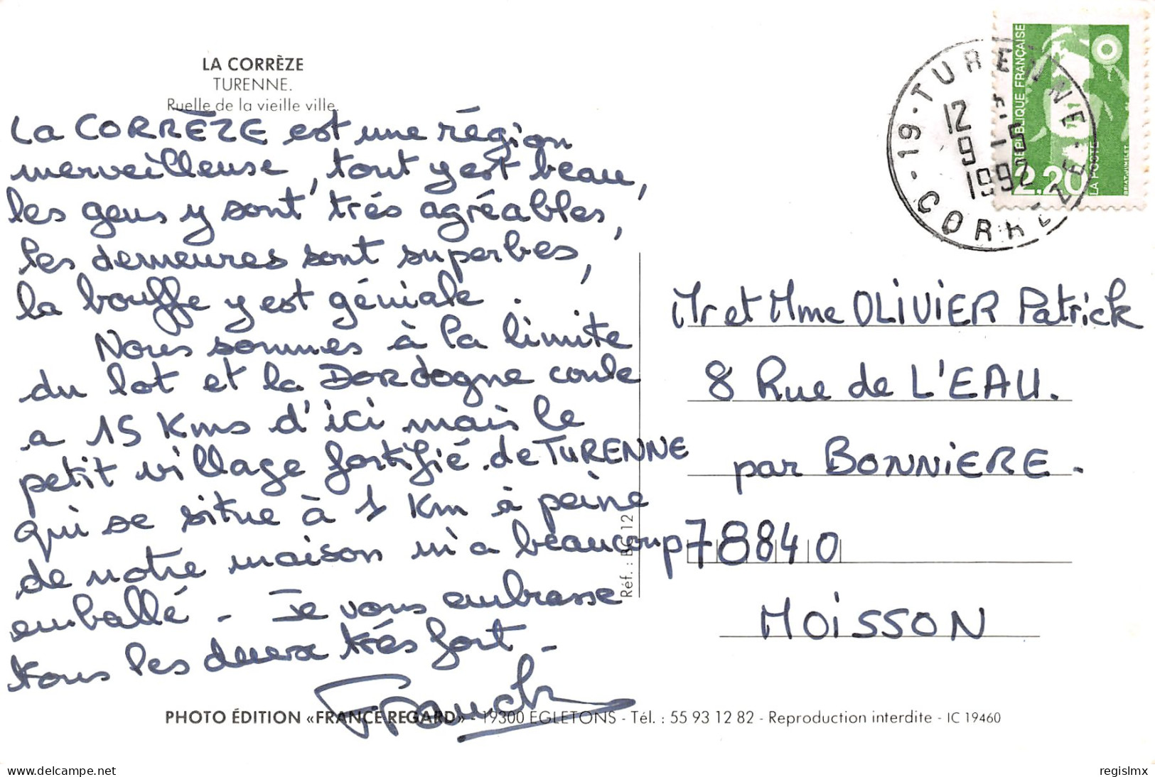 19-TURENNE-N°T2654-D/0251 - Other & Unclassified