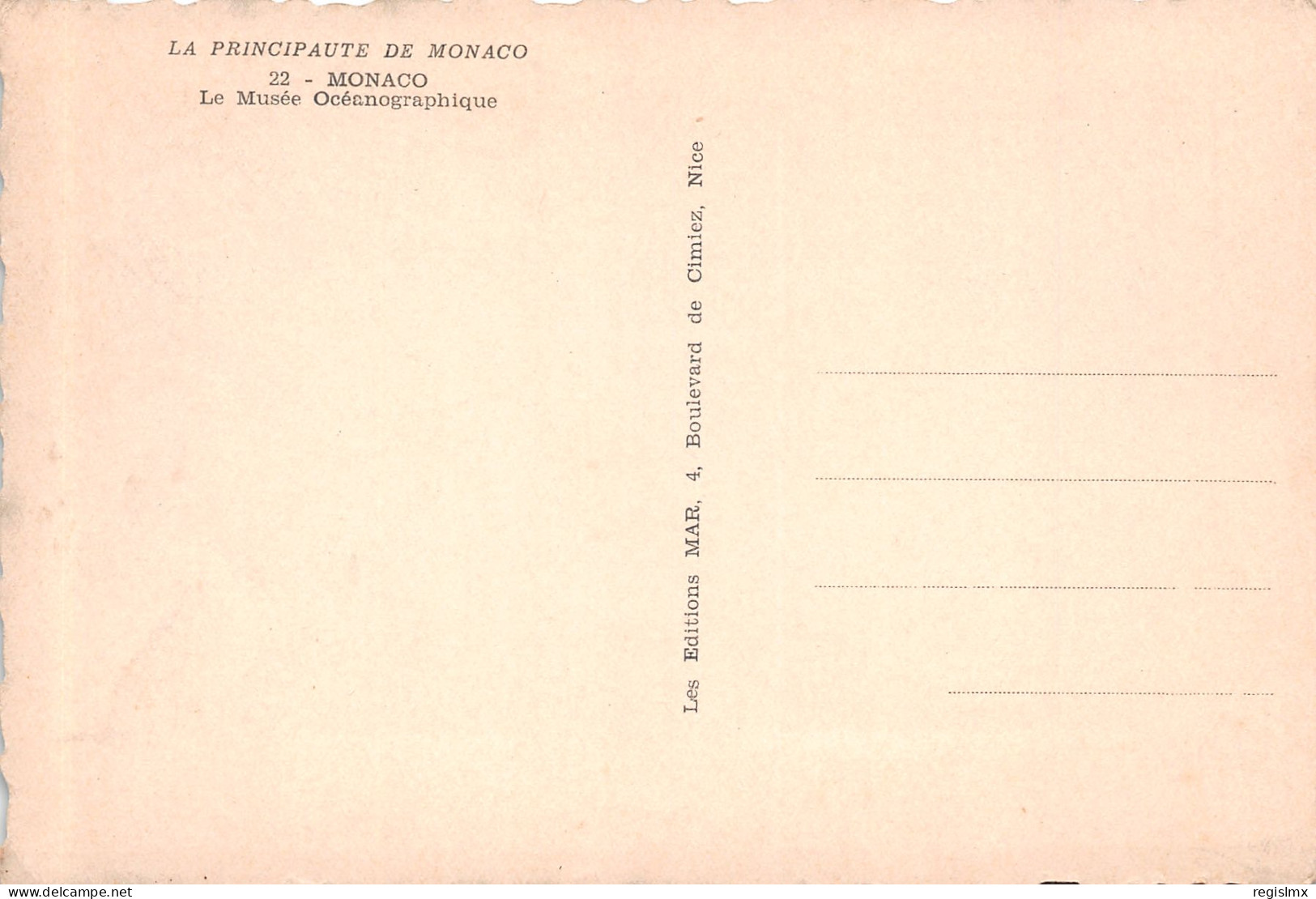 98-MONACO MUSEE OCEANOGRAPHIQUE-N°T2654-D/0229 - Other & Unclassified