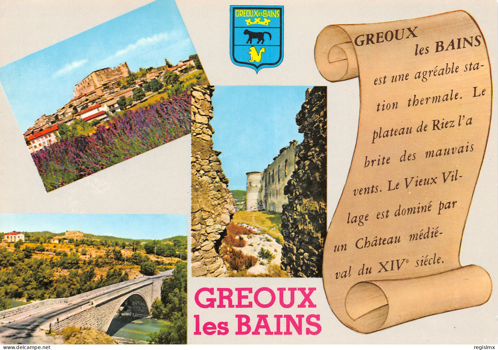 04-GREOUX LES BAINS-N°T2654-C/0153 - Gréoux-les-Bains
