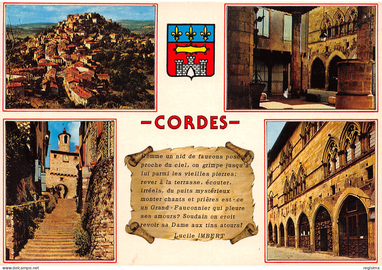 81-CORDES CITE MOYENAGEUSE-N°T2654-C/0121 - Cordes