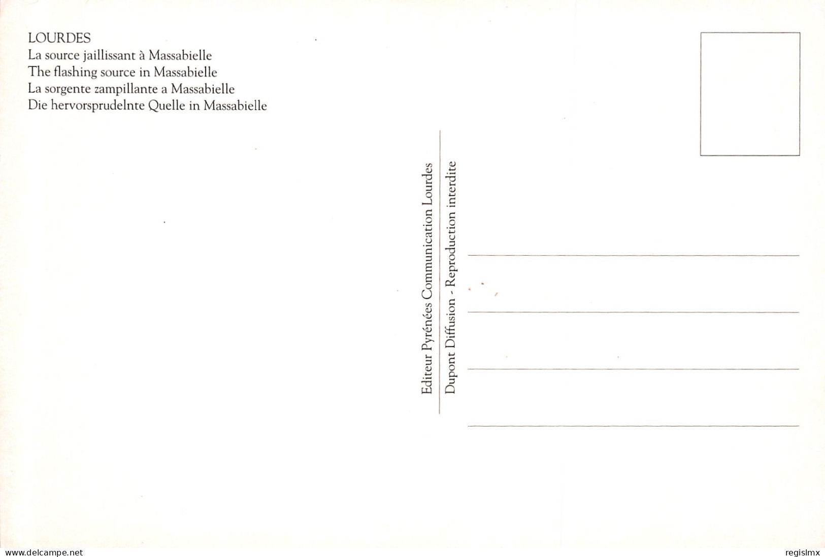 65-LOURDES-N°T2654-C/0013 - Lourdes