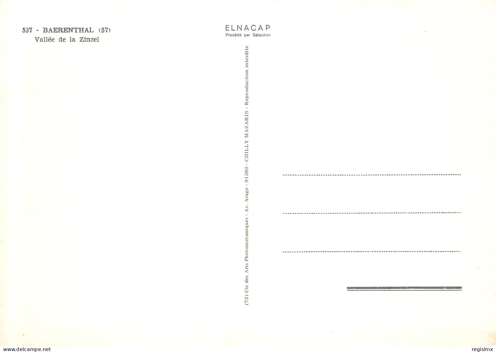 57-BAERENTHAL-N°T2654-B/0101 - Other & Unclassified