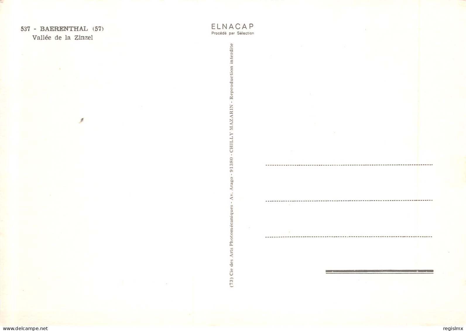 57-BAERENTHAL-N°T2654-B/0099 - Other & Unclassified