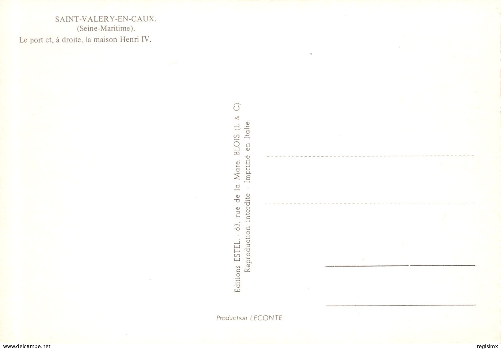 76-SAINT VALERY EN CAUX-N°T2655-B/0011 - Saint Valery En Caux