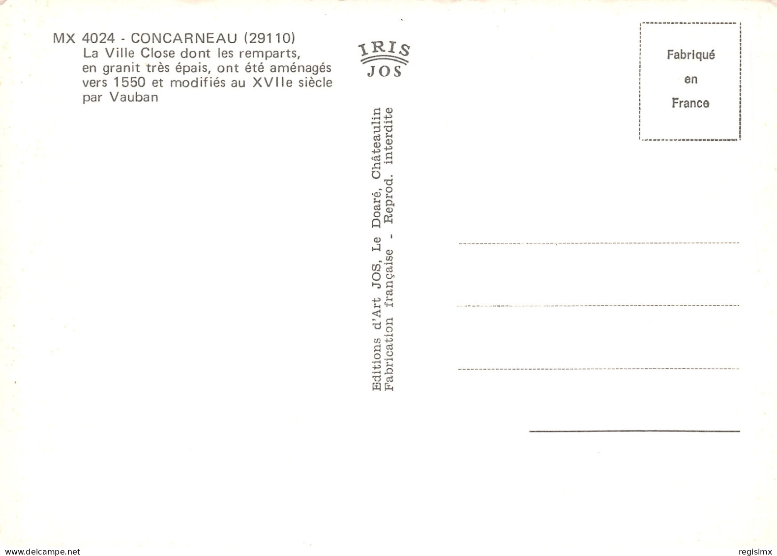 29-CONCARNEAU-N°T2655-A/0387 - Concarneau