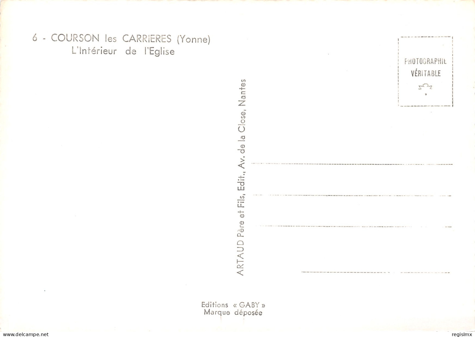 89-COURSON LES CARRIERES-N°T2655-A/0261 - Courson-les-Carrières