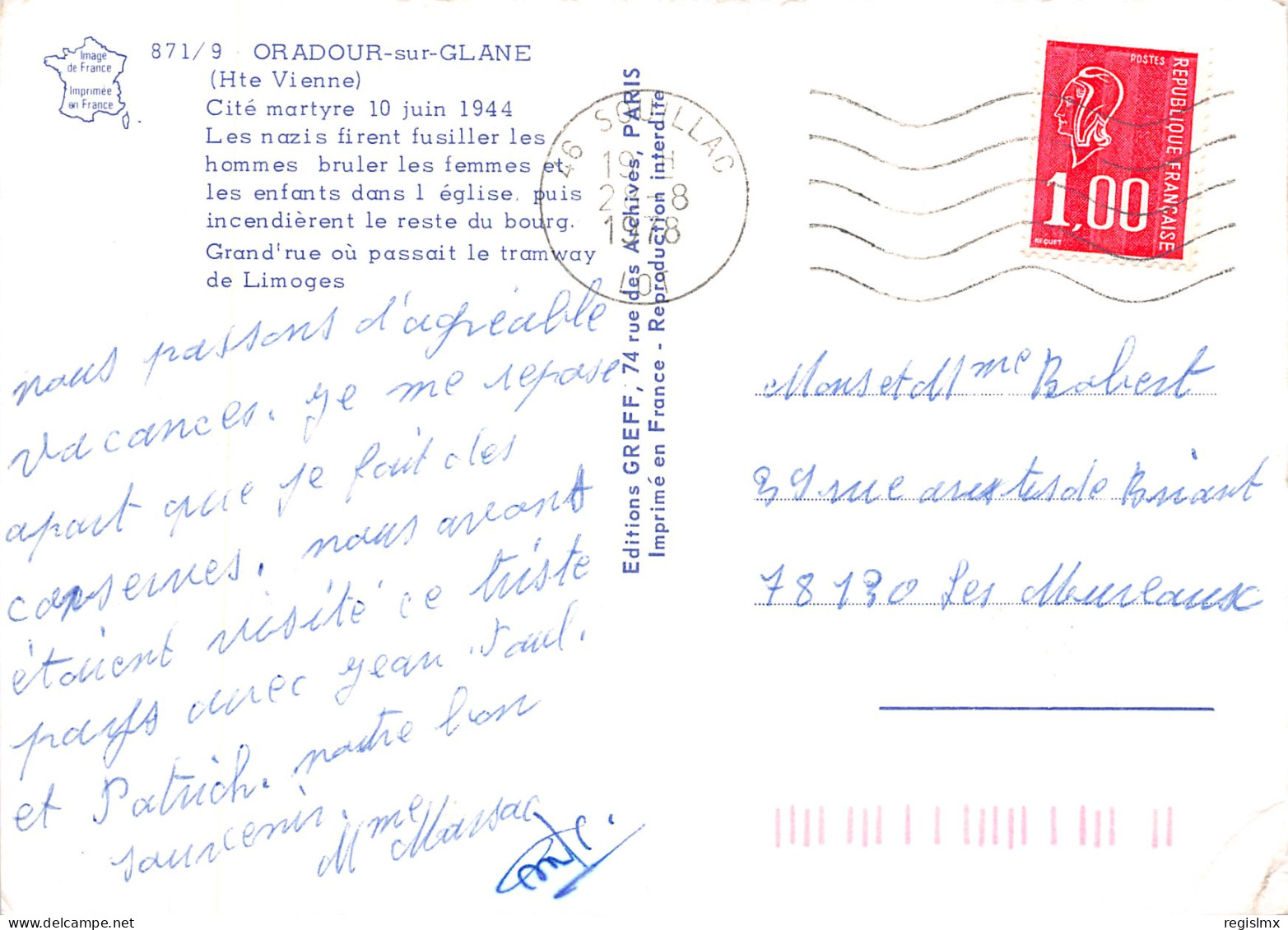 87-ORADOUR SUR GLANE-N°T2656-A/0295 - Oradour Sur Glane