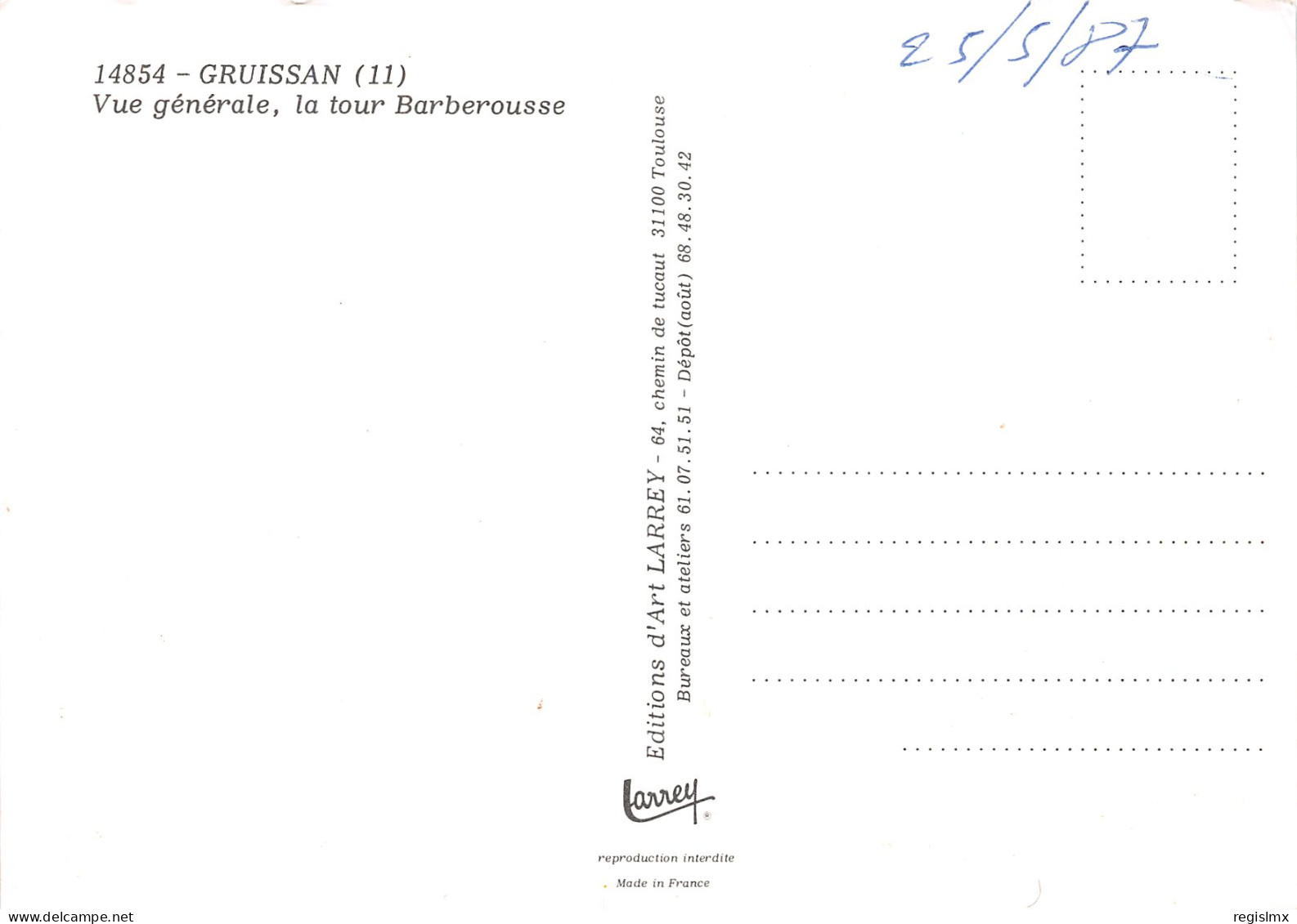 11-GRUISSAN-N°T2656-A/0243 - Other & Unclassified