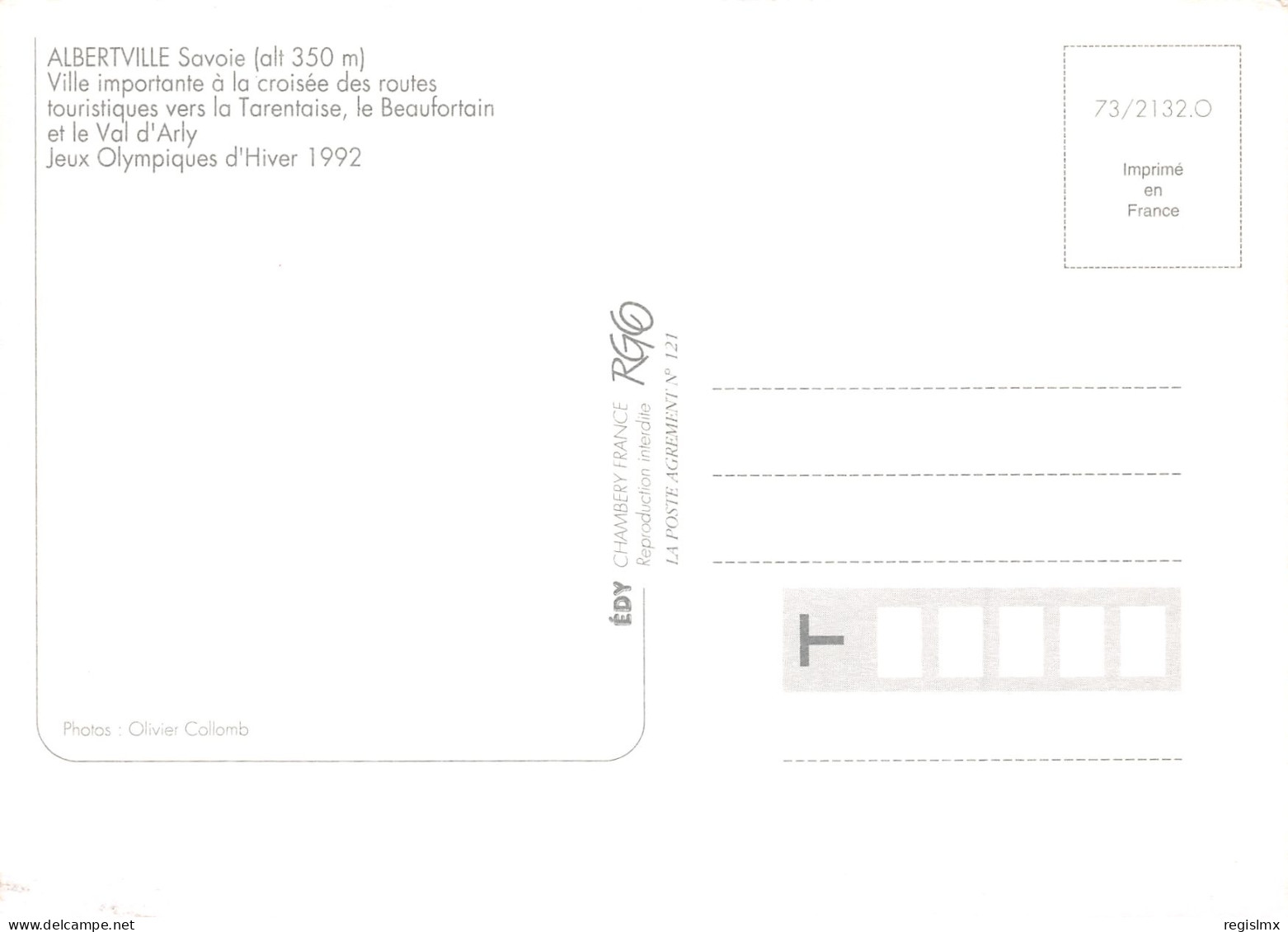 73-ALBERTVILLE-N°T2656-A/0215 - Albertville