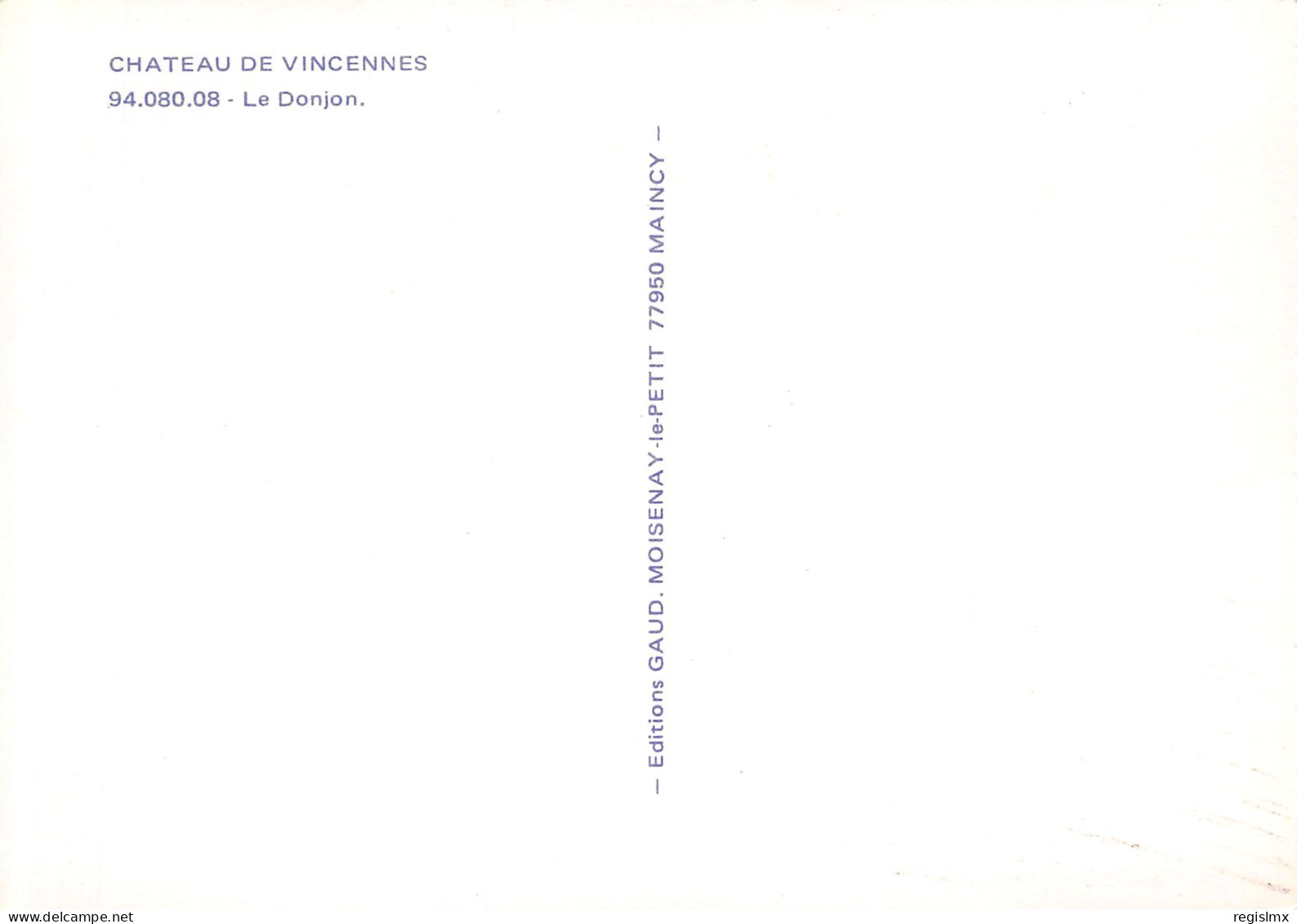 94-VINCENNES LE CHATEAU-N°T2655-D/0305 - Vincennes